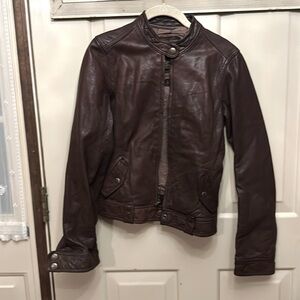 Ezra Fitch thin Leather BomberJacket
